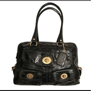 Coach Large Limited Edition Black Patent leather